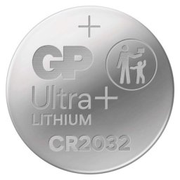GP Ultra Plus CR2032 lítium gombelem, 200 db-os display box