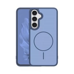 Szilikon telefonvédő (műanyag hátlap, ütésállóság, légpárnás sarok, kameravédő, MagSafe) SÖTÉTKÉK Samsung Galaxy S26 (SM-S942)