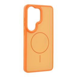 Szilikon telefonvédő (műanyag hátlap, ütésállóság, légpárnás sarok, kameravédő, MagSafe) NARANCSSÁRGA Samsung Galaxy S26 Ultra (SM-S948)