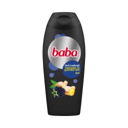 Baba férfi tusfürdő 2in1 vadszeder és gyömbér illattal 400 ml