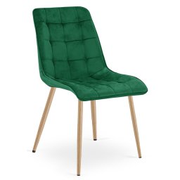 Zöld SPLIT VELVET étkezőszék