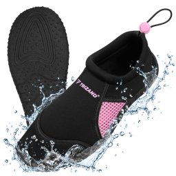 Trizand 38-as fekete-pink vízi cipő 5mm talppal - csúszásmentes védelem
