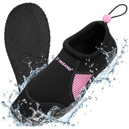 Trizand fekete-pink vízi cipő, 39-es méret, 5 mm-es csúszásmentes talppal