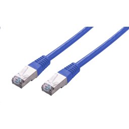 C-TECH Cat5e patchkábel, FTP, kék, 0.5m