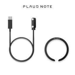 PLAUD NOTE Accessory Kit Black - Töltő és mágneses klipsz, fekete színben