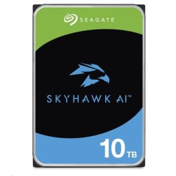 SEAGATE HDD 10TB SKYHAWK AI, 3,5", SATAIII, 7200 RPM, 256MB gyorsítótár, R/V érzékelővel