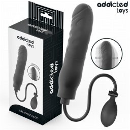 Addicted Toys Felfújható dildó Állítható méret P-pont stimuláló Szilikon