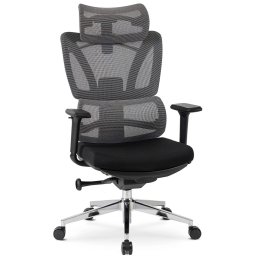 DELSIN forgószék ergonomikus fekete lábtartóval
