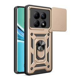 Defender szilikon telefonvédő (ütésállóság, tartógyűrű, kameravédő) ARANY Xiaomi Redmi Note 15 5G