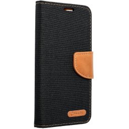 Apple iPhone 11 Pro, Oldalra nyíló tok, stand, Canvas Book, fekete