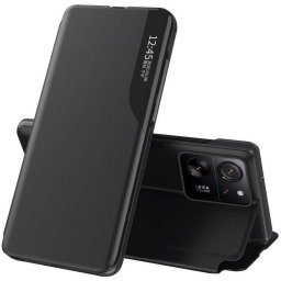 Samsung Galaxy Note 10 / 10 5G SM-N970 / N971, Oldalra nyíló tok, stand, hívás mutatóval, Wooze FashionBook, fekete