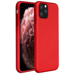 Huawei P20 Lite, Szilikon tok, Wooze Liquid Silica Gel, piros