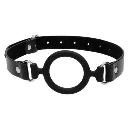 Silicone Ring Gag - prmium szilikon ring gag 40mm fekete