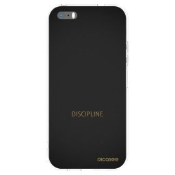 Átlátszó szilikon tok az alábbi mobiltelefonokra Apple iPhone 5/5S/SE - Discipline