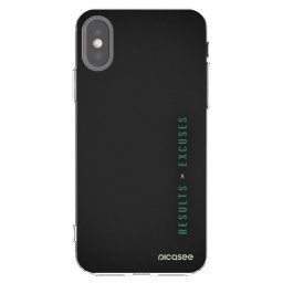 Átlátszó szilikon tok az alábbi mobiltelefonokra Apple iPhone X/XS - Results x Excuses