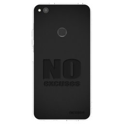 Átlátszó szilikon tok az alábbi mobiltelefonokra Huawei P9 Lite 2017 - No Excuses
