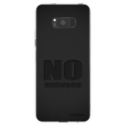 Átlátszó szilikon tok az alábbi mobiltelefonokra Samsung Galaxy S8 G950F - No Excuses