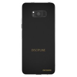 Átlátszó szilikon tok az alábbi mobiltelefonokra Samsung Galaxy S8 G950F - Discipline