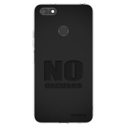 Átlátszó szilikon tok az alábbi mobiltelefonokra Huawei P9 Lite Mini - No Excuses
