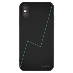 Fekete szilikon tok az alábbi mobiltelefonokra Apple iPhone X/XS - Consistency