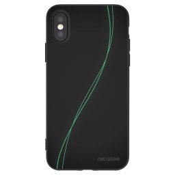 Fekete szilikon tok az alábbi mobiltelefonokra Apple iPhone X/XS - Be Different