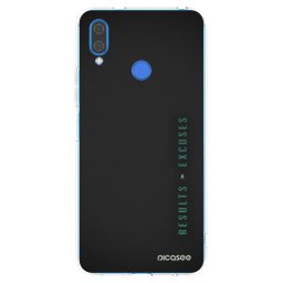 Átlátszó szilikon tok az alábbi mobiltelefonokra Huawei Nova 3 - Results x Excuses