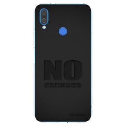 Átlátszó szilikon tok az alábbi mobiltelefonokra Huawei Nova 3 - No Excuses