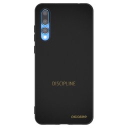 Fekete szilikon tok az alábbi mobiltelefonokra Huawei P20 Pro - Discipline