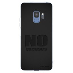 Átlátszó szilikon tok az alábbi mobiltelefonokra Samsung Galaxy S9 G960F - No Excuses
