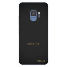 Átlátszó szilikon tok az alábbi mobiltelefonokra Samsung Galaxy S9 G960F - Discipline