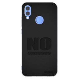 Átlátszó szilikon tok az alábbi mobiltelefonokra Huawei P Smart 2019 - No Excuses