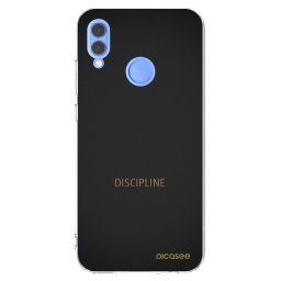 Átlátszó szilikon tok az alábbi mobiltelefonokra Huawei P Smart 2019 - Discipline