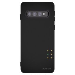Fekete szilikon tok az alábbi mobiltelefonokra Samsung Galaxy S10 G973 - Pulse