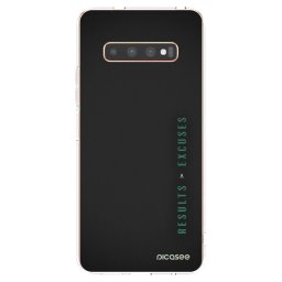 Átlátszó szilikon tok az alábbi mobiltelefonokra Samsung Galaxy S10 Plus G975 - Results x Excuses