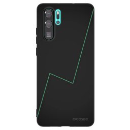 Fekete szilikon tok az alábbi mobiltelefonokra Huawei P30 Pro - Consistency