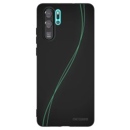 Fekete szilikon tok az alábbi mobiltelefonokra Huawei P30 Pro - Be Different