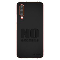 Átlátszó szilikon tok az alábbi mobiltelefonokra Huawei P30 - No Excuses