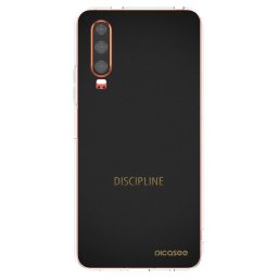 Átlátszó szilikon tok az alábbi mobiltelefonokra Huawei P30 - Discipline