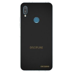 Átlátszó szilikon tok az alábbi mobiltelefonokra Huawei Y6 2019 - Discipline