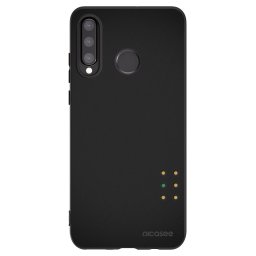 Fekete szilikon tok az alábbi mobiltelefonokra Huawei P30 Lite - Pulse