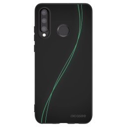 Fekete szilikon tok az alábbi mobiltelefonokra Huawei P30 Lite - Be Different