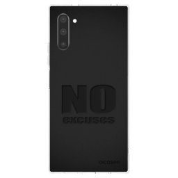 Átlátszó szilikon tok az alábbi mobiltelefonokra Samsung Galaxy Note 10 N970F - No Excuses