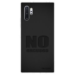 Átlátszó szilikon tok az alábbi mobiltelefonokra Samsung Galaxy Note 10+ N975F - No Excuses