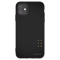 Fekete szilikon tok az alábbi mobiltelefonokra Apple iPhone 11 - Pulse