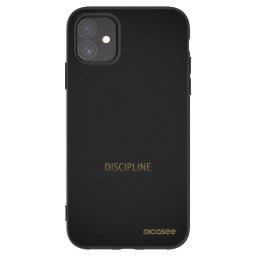 Fekete szilikon tok az alábbi mobiltelefonokra Apple iPhone 11 - Discipline