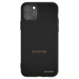 Fekete szilikon tok az alábbi mobiltelefonokra Apple iPhone 11 Pro - Discipline