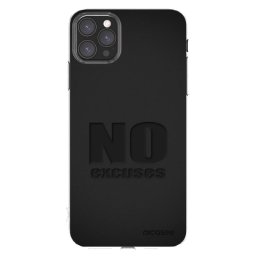 Átlátszó szilikon tok az alábbi mobiltelefonokra Apple iPhone 11 Pro Max - No Excuses