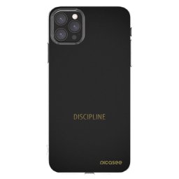 Átlátszó szilikon tok az alábbi mobiltelefonokra Apple iPhone 11 Pro Max - Discipline