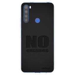 Átlátszó szilikon tok az alábbi mobiltelefonokra Xiaomi Redmi Note 8T - No Excuses