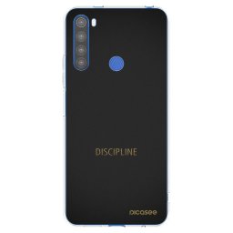 Átlátszó szilikon tok az alábbi mobiltelefonokra Xiaomi Redmi Note 8T - Discipline